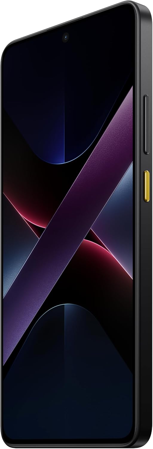 POCO X7 Pro Yellow 12GB RAM 512GB 5G Mobile | Mediatek Dimensity 8400-Ultra | 1.5K 120Hz AMOLED curved display | 50MP main camera with OIS | IP68 | 5110mAh battery with 90w Hypercharge