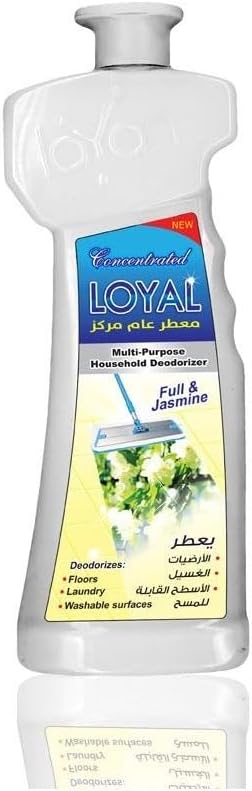 Loyal Concentrated Multi-Purpose Household Deodorizer, Full & Jasmine Scent, for Floors, Laundry and Washable Surfaces 700ml