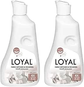 Loyal 750 ML, Pack of 2 Fabric Softener And Freshner with Gentle and Care Fragrance Capsule, 30+30 Washes