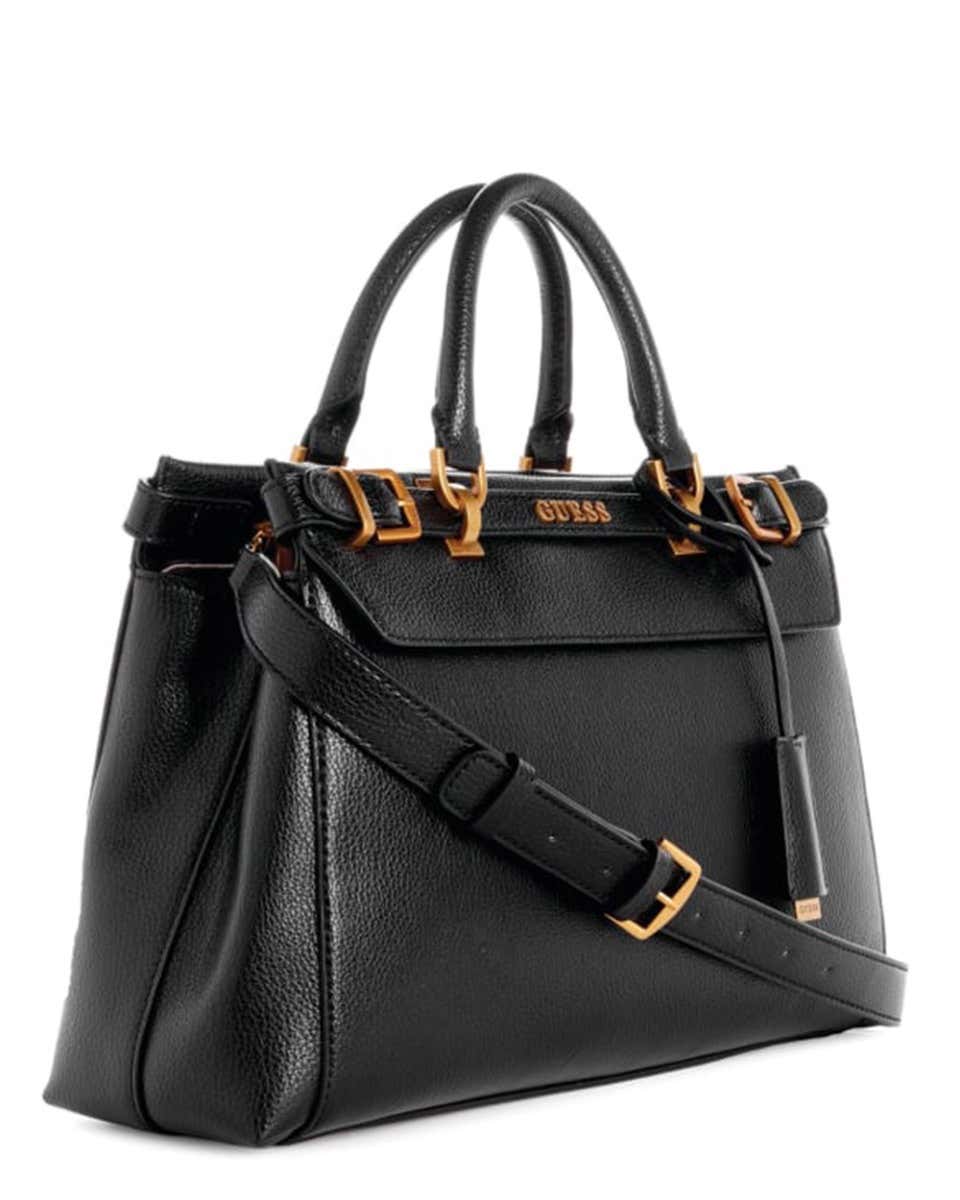 GUESS Sestri Luxury Satchel – Black