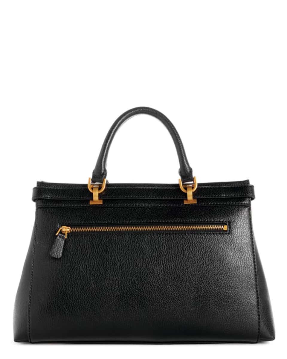 GUESS Sestri Luxury Satchel – Black