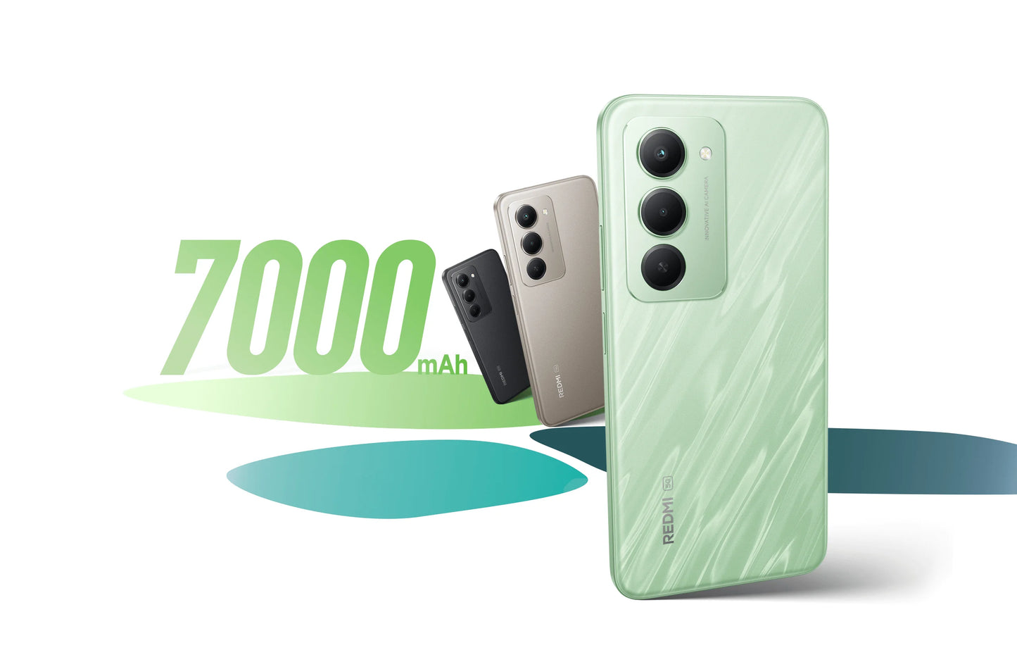 Redmi 15 5G Dual SIM Ripple Green 8GB RAM 256GB - Global Version