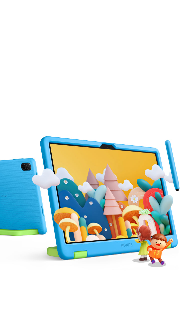 Pad X8a Kids Edition Space Grey 4GB RAM 128GB ROM Free Inbox Scribble Pen And Blue Protective Case Stand - Middle East Version