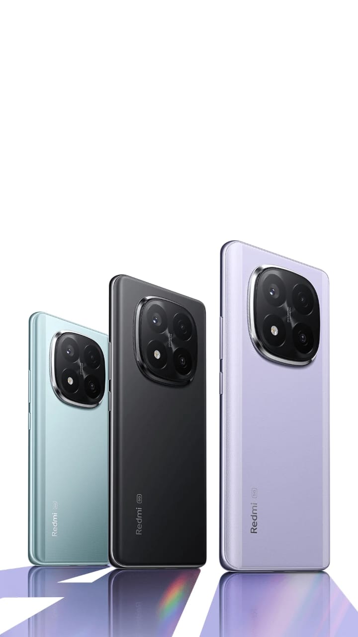 Xiaomi Redmi Note 14 Pro+ 5G Mobile (Lavender Purple 12GB RAM, 512GB Storage) | 200MP pro-grade AI camera system |Curved 6.67" 120Hz AMOLED display | 5110 mAh (typ) battery