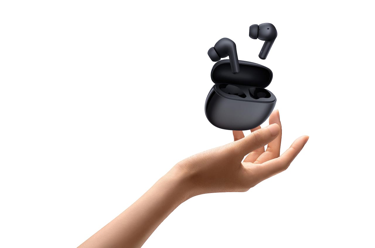 Xiaomi Redmi Buds 4 Active 12mm dynamic driver for Powerful Bass| Noise cancellation for calls | 5 hours Battery life on a single charge| Fast Charging, Black,White, Approx. 42g