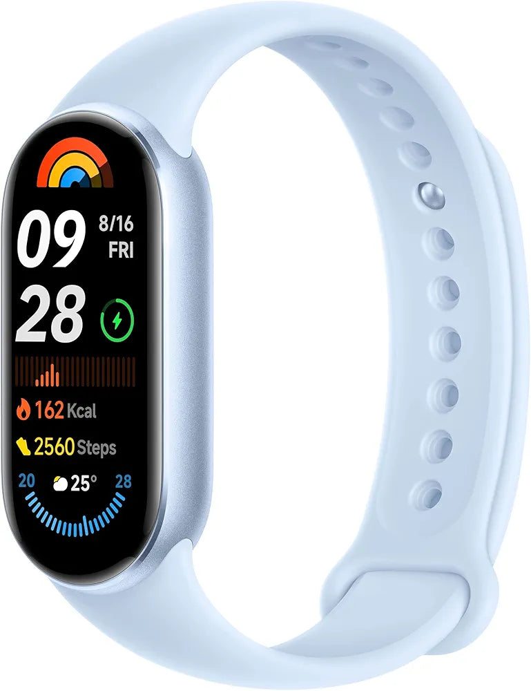 Xiaomi Smart Band 9 Arctic Blue | 1.62'' AMOLED display | Touchscreen, Multisport Tracker, Activity Tracker, Heart Rate Monitor | Bluetooth connectivity