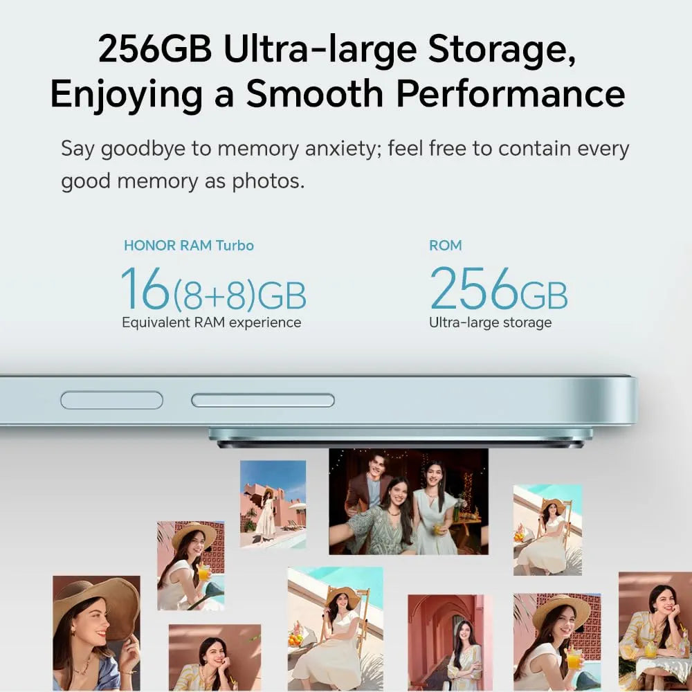 HONOR 200 Lite, 5G Dual SIM, RAM 8GB , ROM 256GB, 6,7” Anti-Drop AMOLED Display, 108MP Camera,- International Version