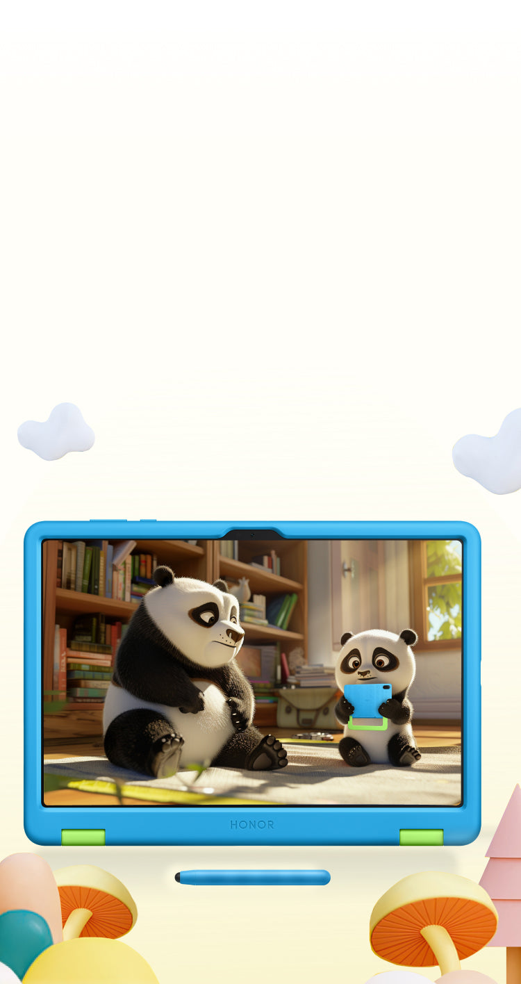 Pad X8a Kids Edition Space Grey 4GB RAM 128GB ROM Free Inbox Scribble Pen And Blue Protective Case Stand - Middle East Version