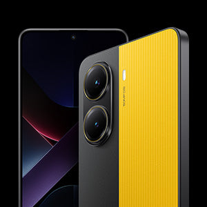 POCO X7 Pro Yellow 12GB RAM 512GB 5G Mobile | Mediatek Dimensity 8400-Ultra | 1.5K 120Hz AMOLED curved display | 50MP main camera with OIS | IP68 | 5110mAh battery with 90w Hypercharge