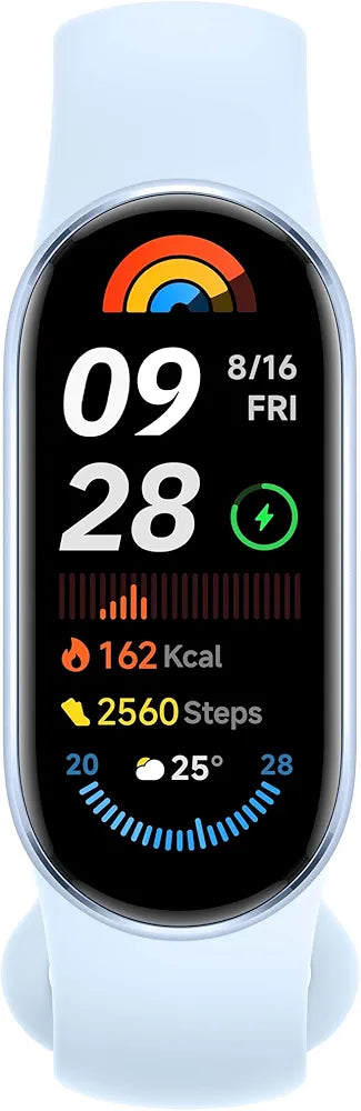 Xiaomi Smart Band 9 Arctic Blue | 1.62'' AMOLED display | Touchscreen, Multisport Tracker, Activity Tracker, Heart Rate Monitor | Bluetooth connectivity