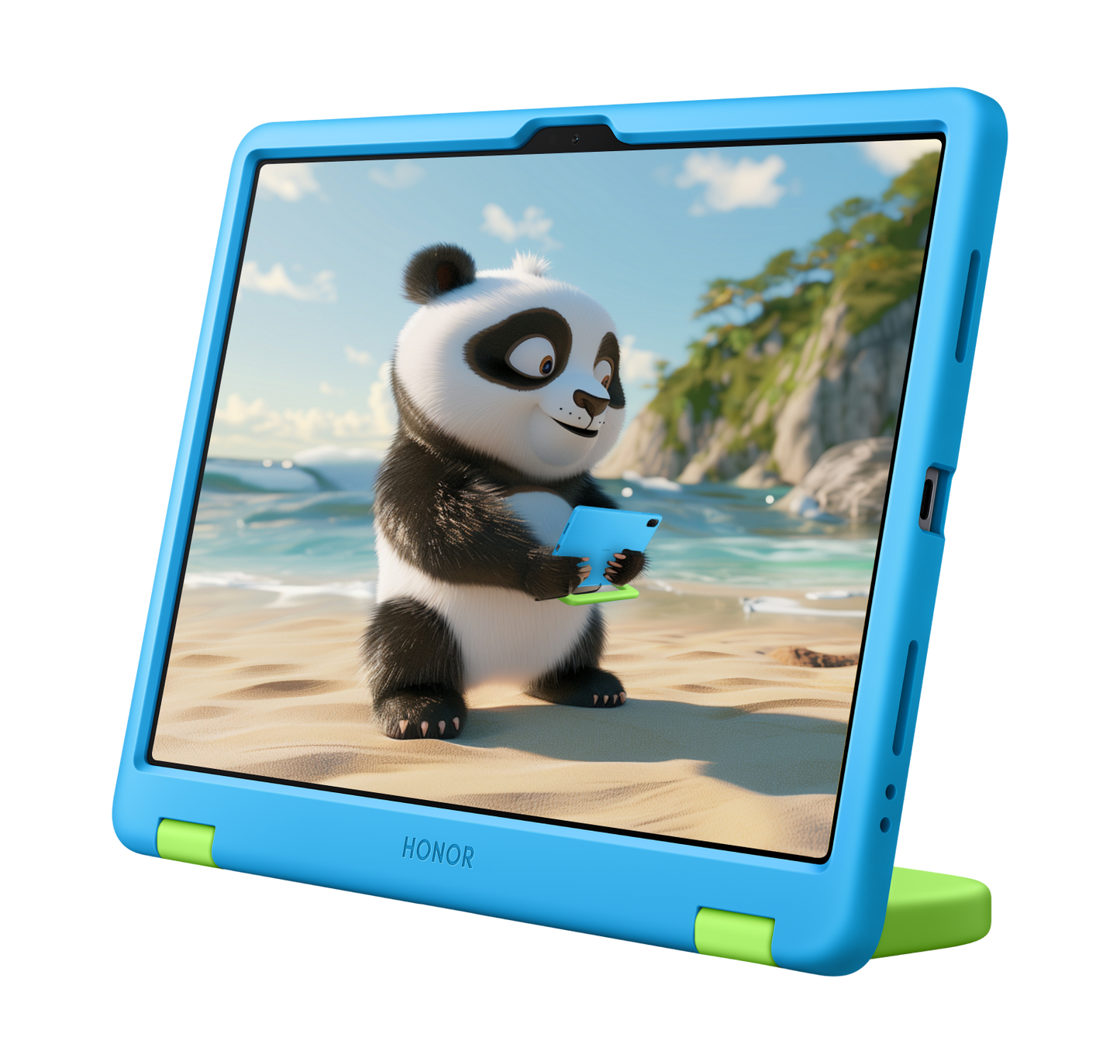 Pad X8a Kids Edition Space Grey 4GB RAM 128GB ROM Free Inbox Scribble Pen And Blue Protective Case Stand - Middle East Version