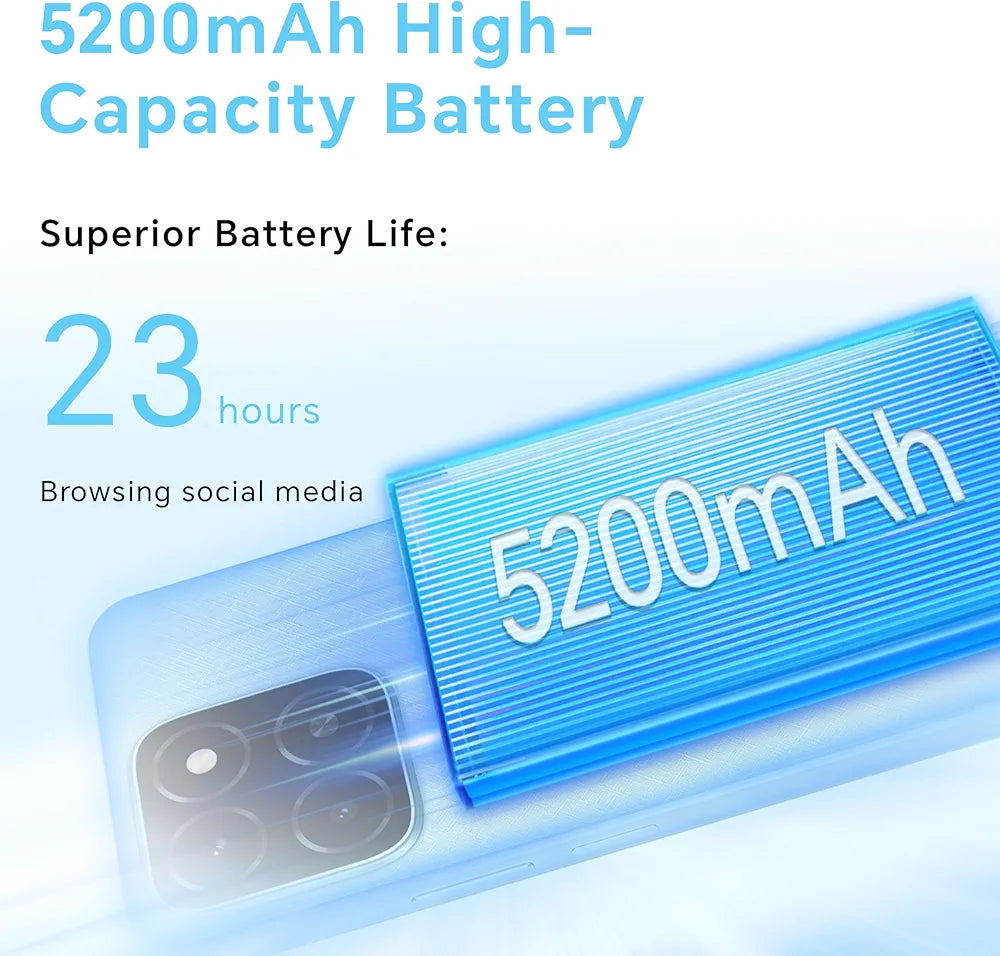 HONOR X5b Plus Dual SIM ROM:128GB RAM:4GB ll TDRA Approved